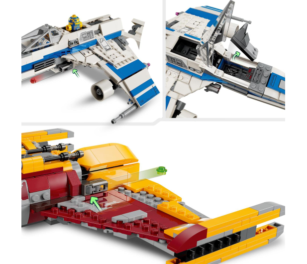 LEGO Star Wars 75364 E-Wing Nowej Republiki kontra Myśliwiec - 1170598 - zdjęcie 6